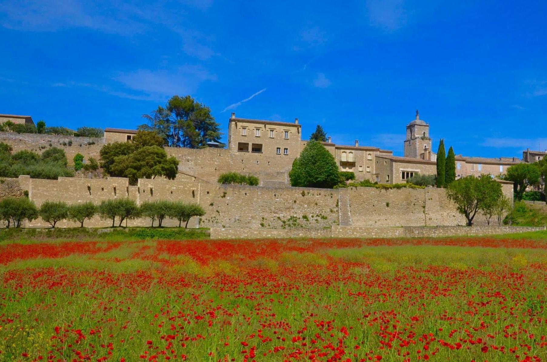 Villa Ferme St Roch Robion en Luberon Esterno foto